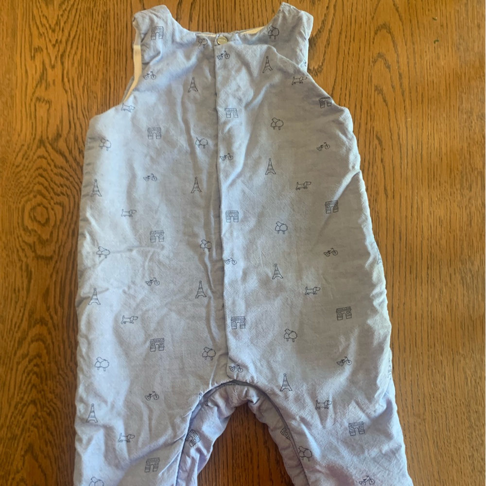 Jacadi Light Blue Baby Outfit